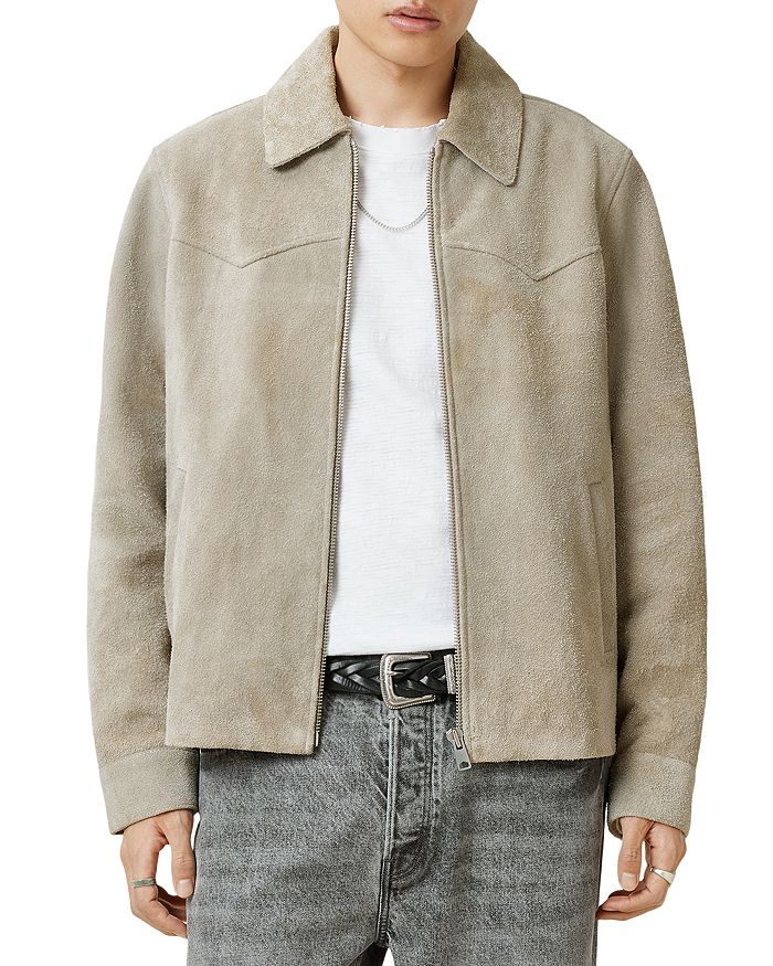

Куртка Tacoma Relaxed Suede ALLSAINTS, коричневый/бежевый