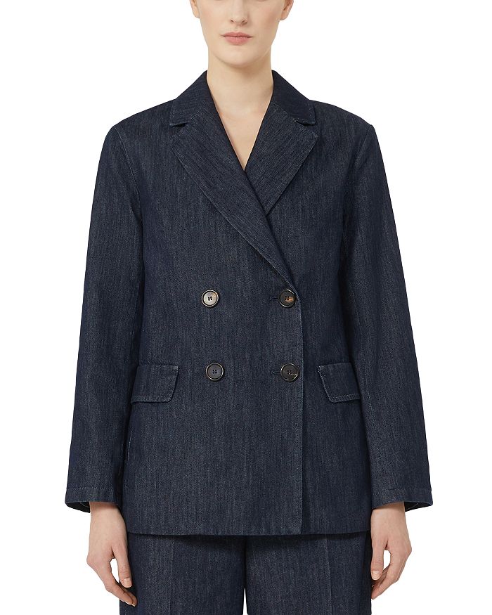 

Сара Деним Блейзер Max Mara, синий