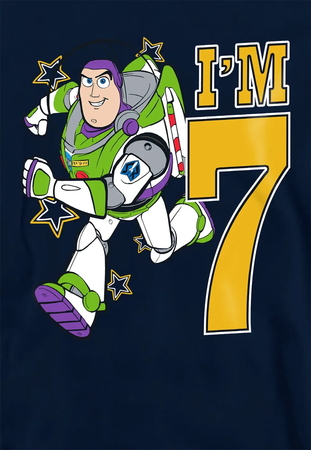 Детская худи Toy Story Buzz Lightyear Disney, темно-синий — фото 2