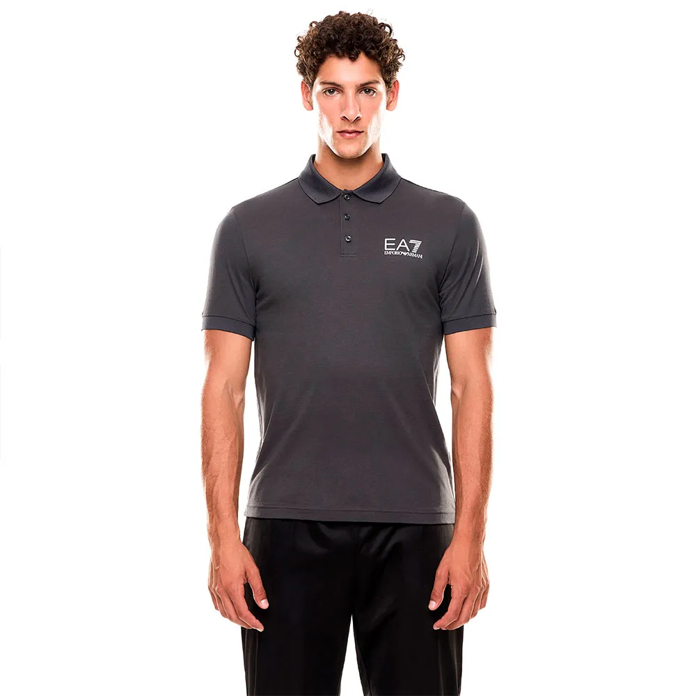 

Поло с коротким рукавом EA7 EMPORIO ARMANI Train 7 Lines, серый