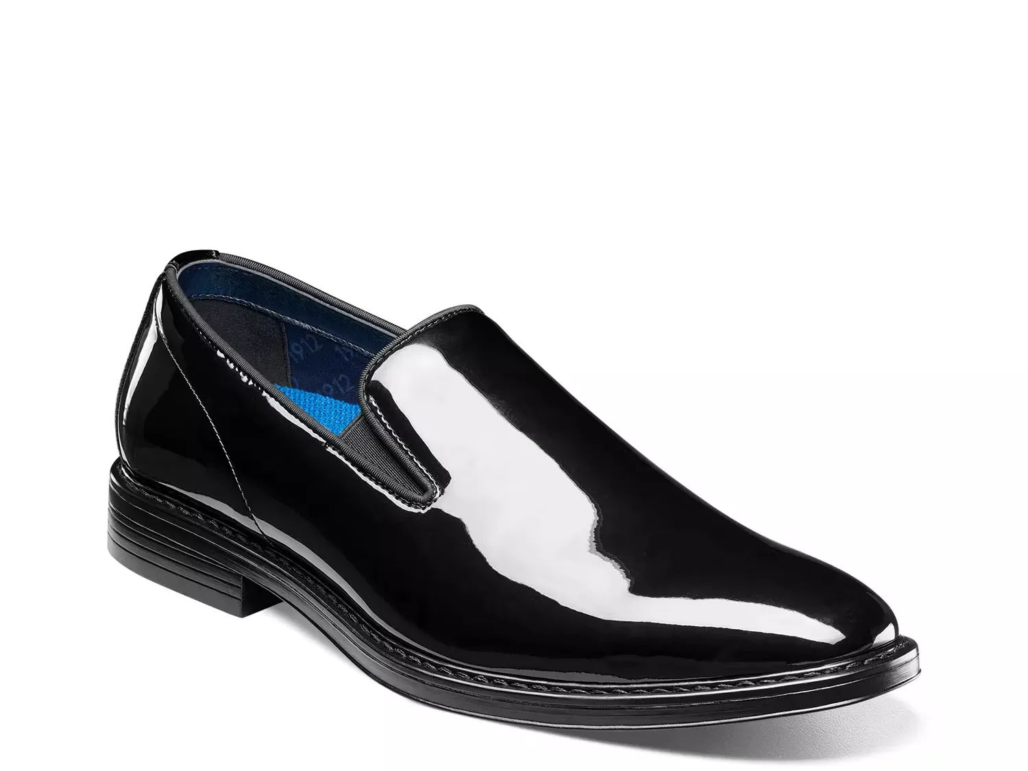 

Centro Formal Flex Plain Toe Лоферы Nunn Bush, Black Patent
