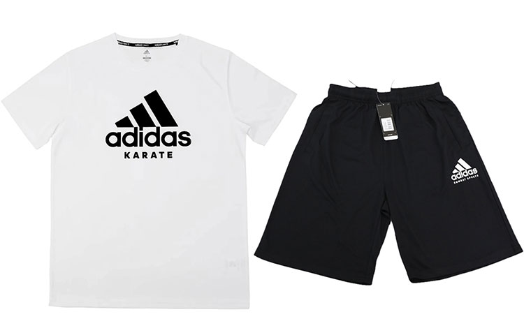 Повседневная спортивная одежда Мужская бело-черная Adidas — фото 2