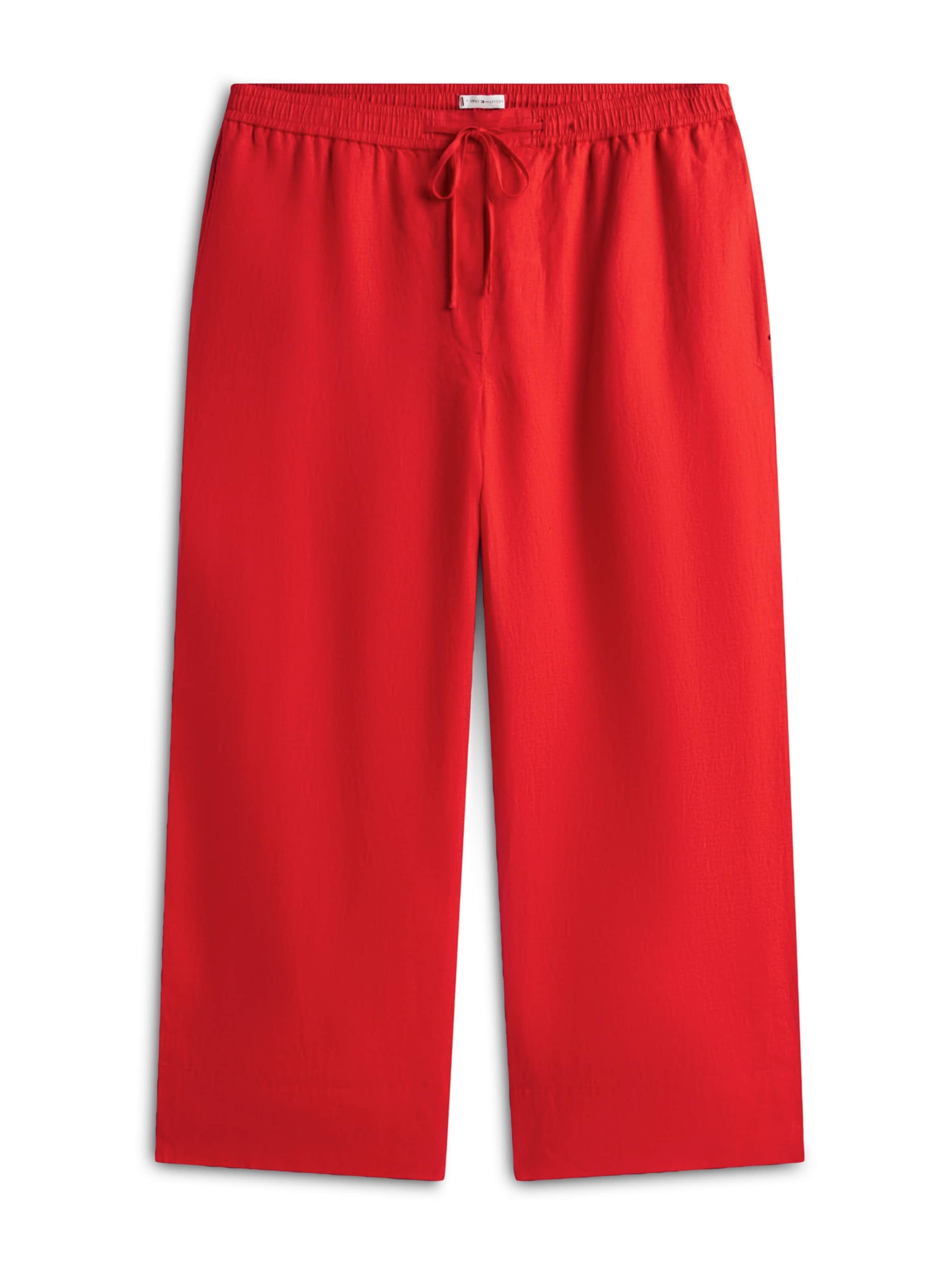 

Tommy Hilfiger Curve Широкие брюки 'ESS' в оранжевом цвете