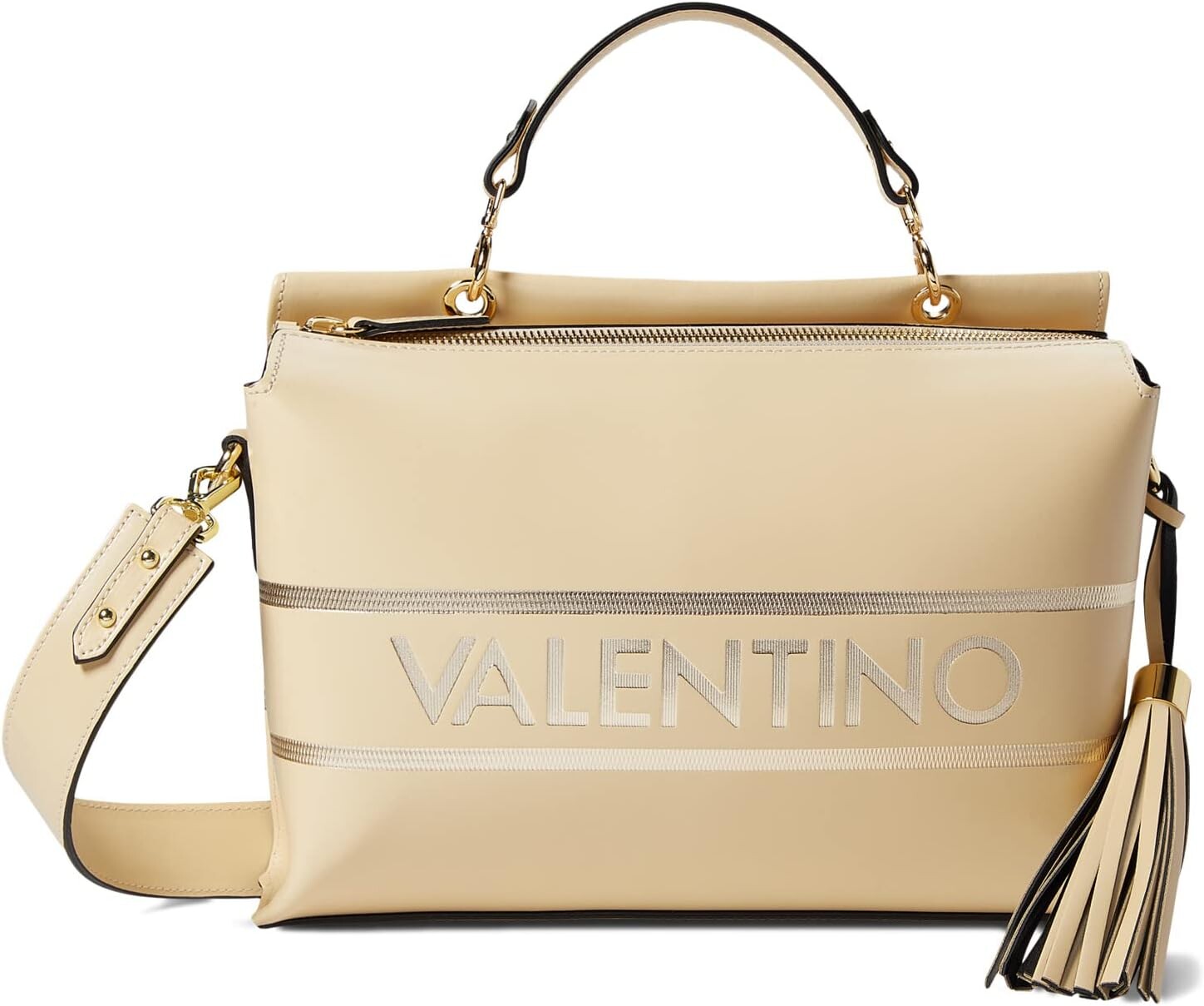 

Сумка Valentino Bags by Mario Valentino Bridget Lavoro Gold, цвет Creamy Mousse