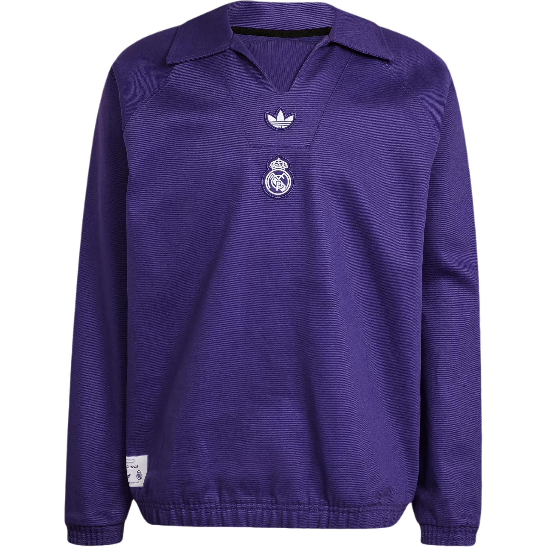 

Толстовка Adidas Real Madrid Terrace Icons Drill Adidas Originals, фиолетовый
