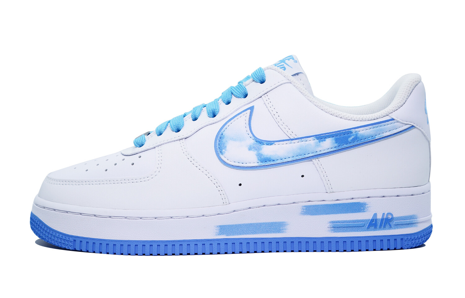 

Мужские кроссовки для скейтбординга Nike Air Force 1, White/Blue