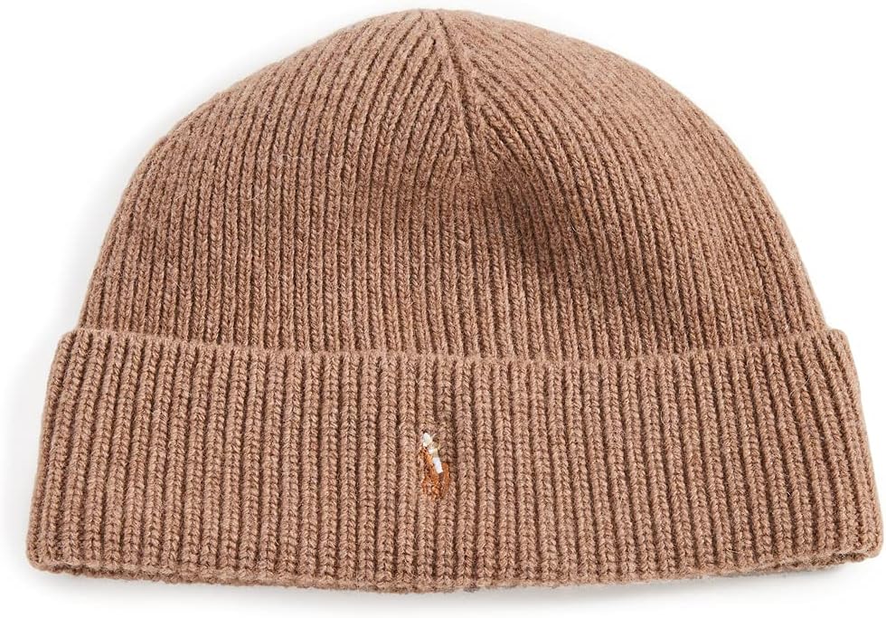 

Мужская фирменная шапка-манжета Polo Ralph Lauren, Honey Brown