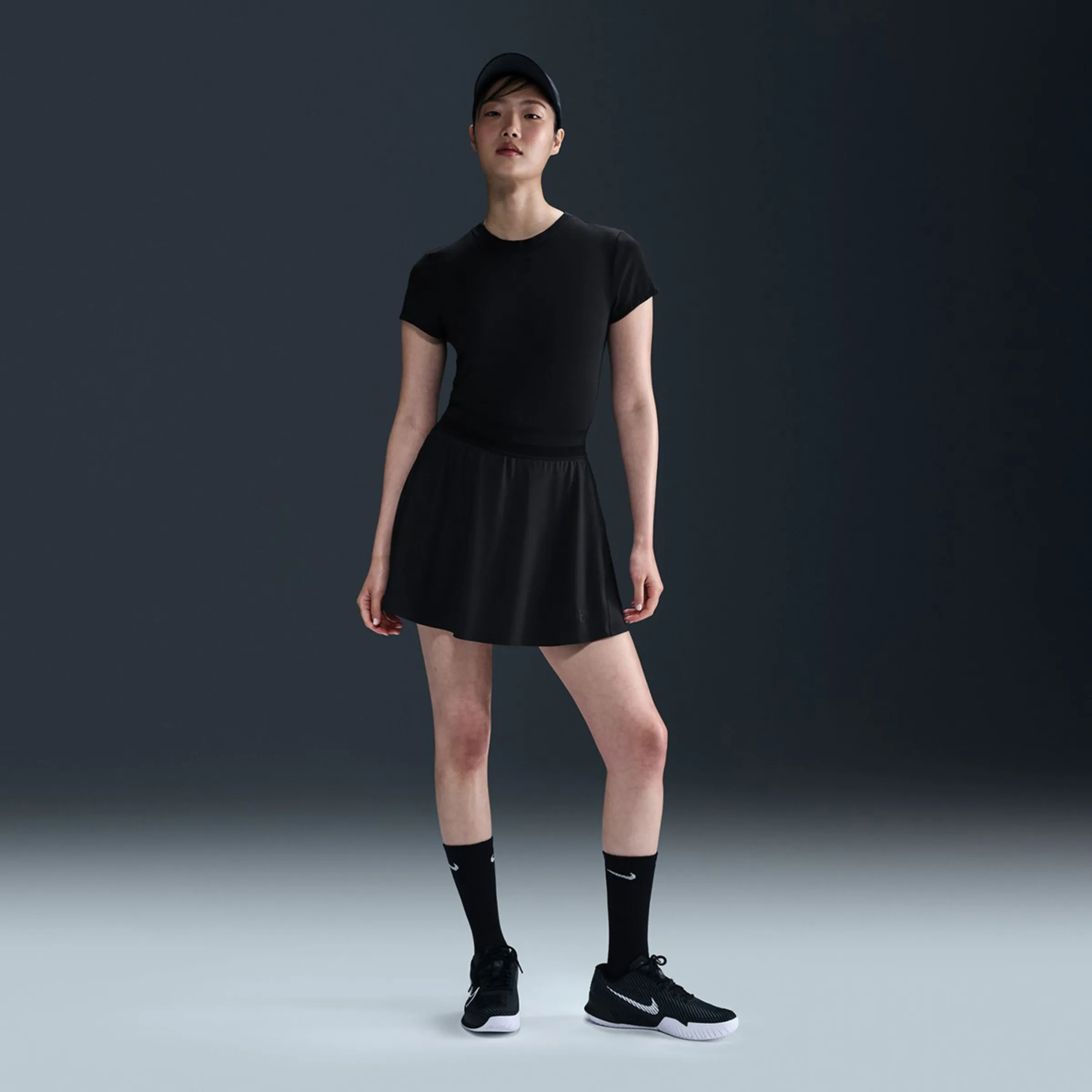 

Женская юбка Court Ace Advantage Nike, черный