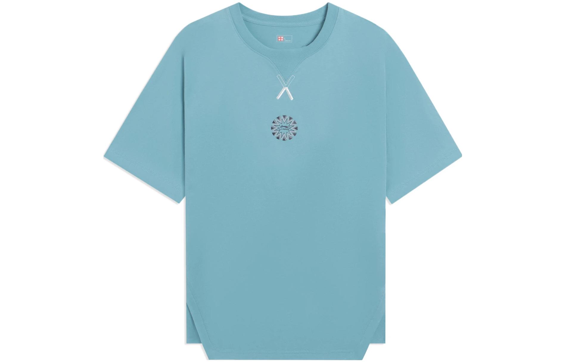 

LiNing Футболка Unisex Ocean Blue, Синий, LiNing Футболка Unisex Ocean Blue