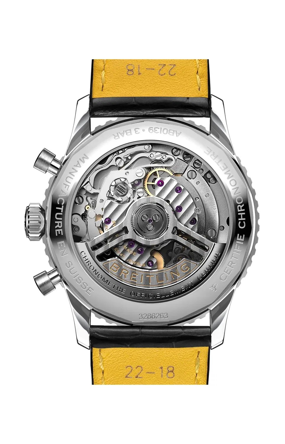 NAVITIMER B01 ХРОНОГРАФ 41 - AB0139241C2P1 BREITLING, серебряный — фото 2
