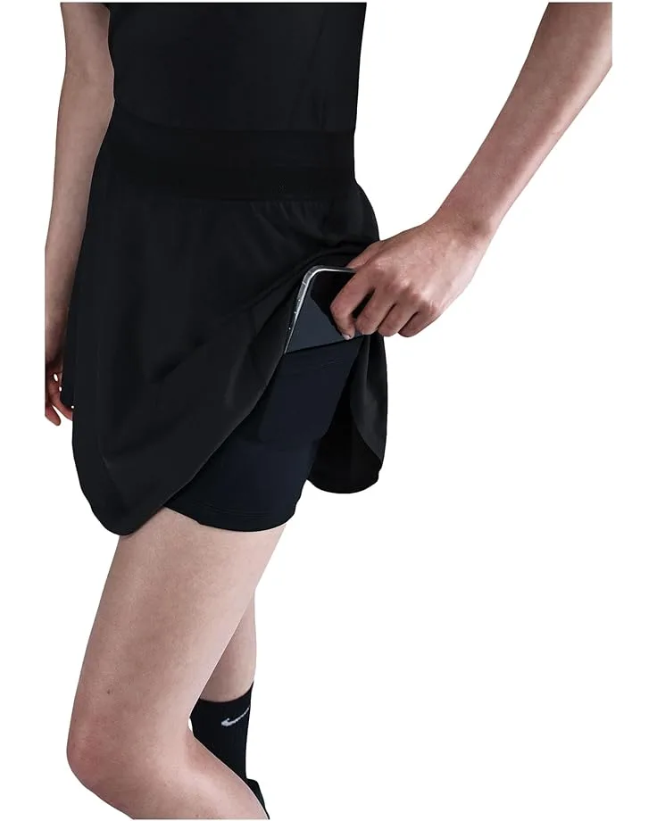 Юбка Nike Court Ace Advantage Dri-FIT Tennis Skirt, Black/Black — фото 3