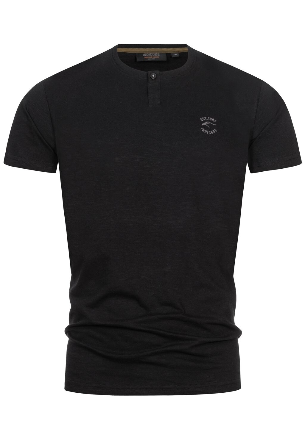 

Футболка базовая Ansel INDICODE JEANS, черная