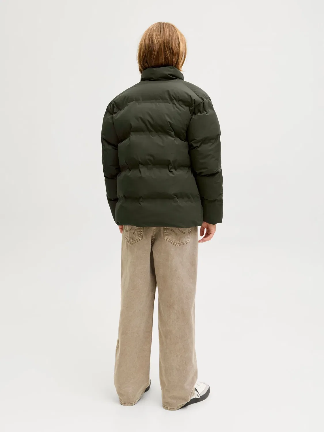 Стеганая куртка, повседневная, JACK & JONES Junior, розин — фото 3