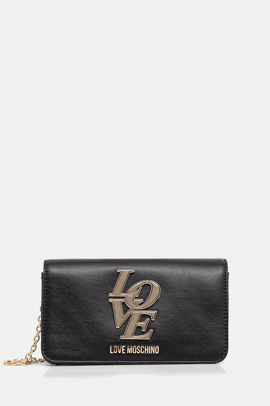 

Кожаный клатч Love Moschino, черный