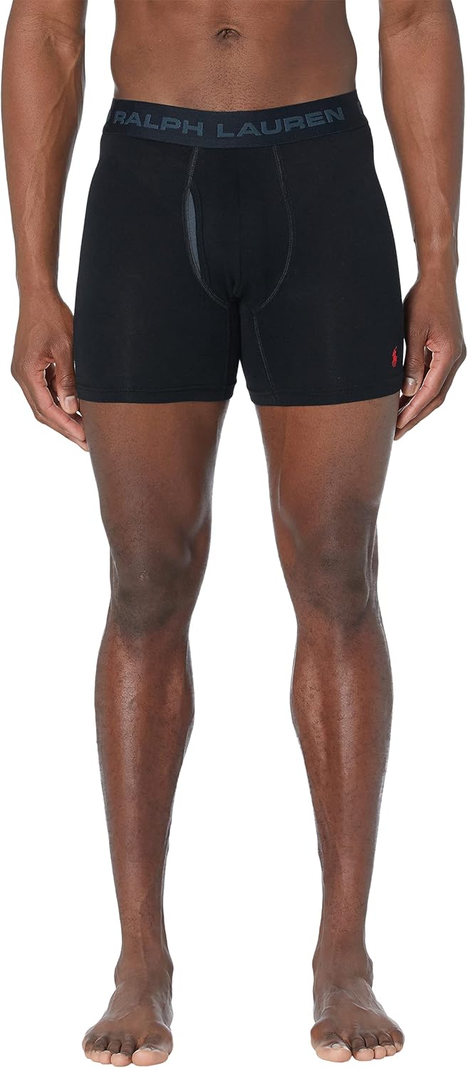 Polo Ralph Lauren Freedom FX: трусы-боксеры без трения, Black/Red — фото 2