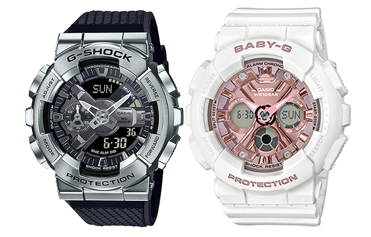 

Унисекс парные часы серии Black CASIO