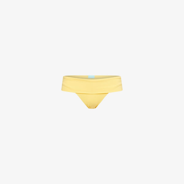 

Брюссельские бикини-трусики с отворотом Melissa Odabash, цвет sunflower