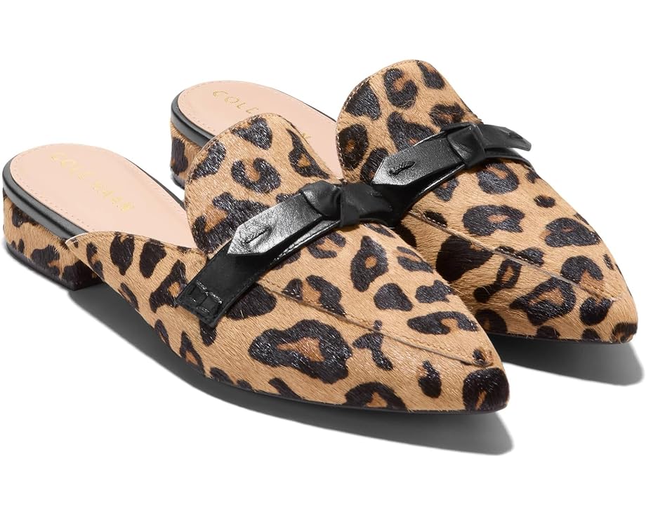 

Лоферы Cole Haan Piper Bow Mule, цвет Leopard Haircalf Print