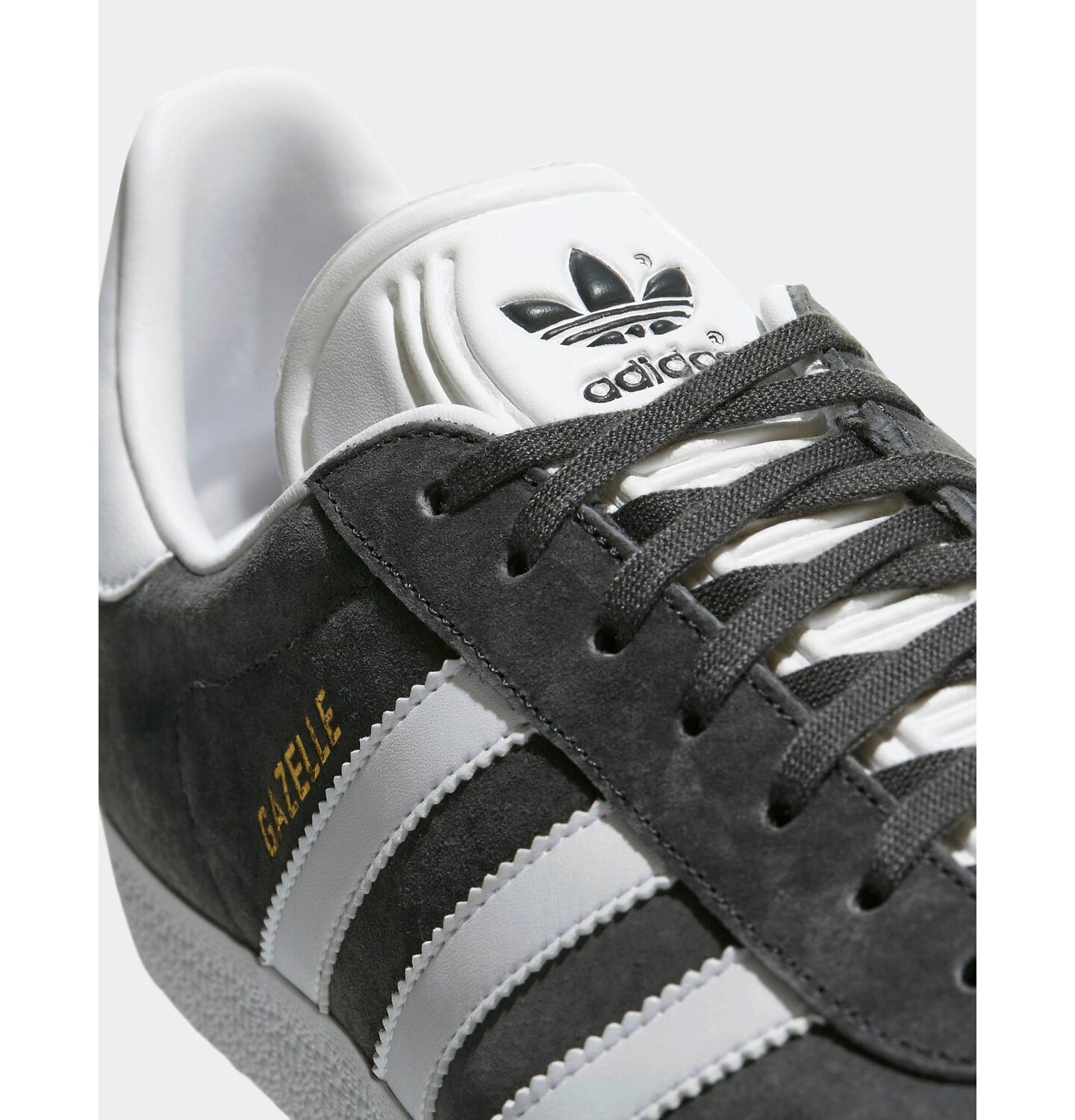 Темно-серые кроссовки adidas Originals Gazelle — фото 4