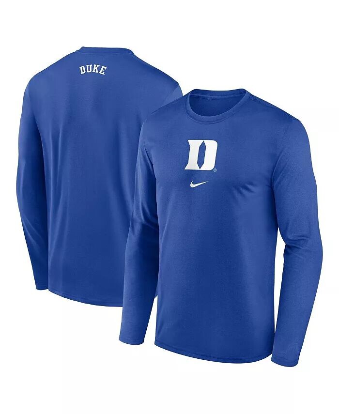 

Мужская баскетбольная футболка Royal Duke Blue Devils On-Court Shootaround Performance с длинным рукавом Nike