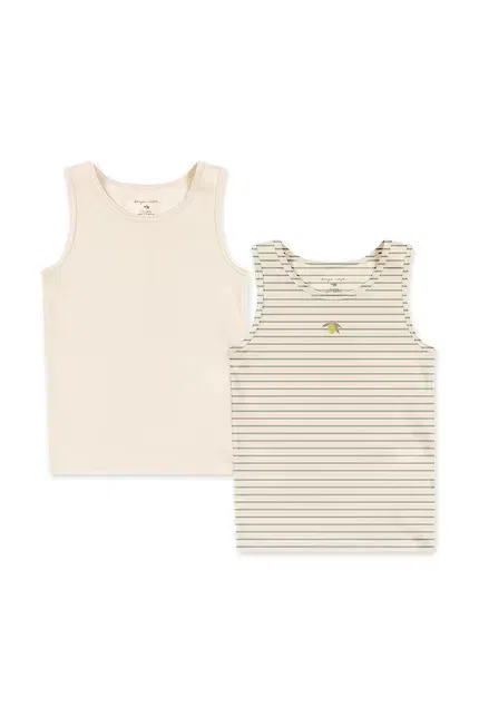 Боксеры 2 Pack Tanktop GOTS 2 шт Konges Sløjd, бежевый