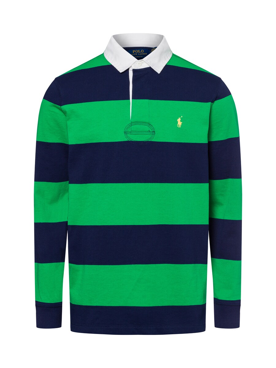 

Рубашка Polo Ralph Lauren, цвет marine blue/Grass green