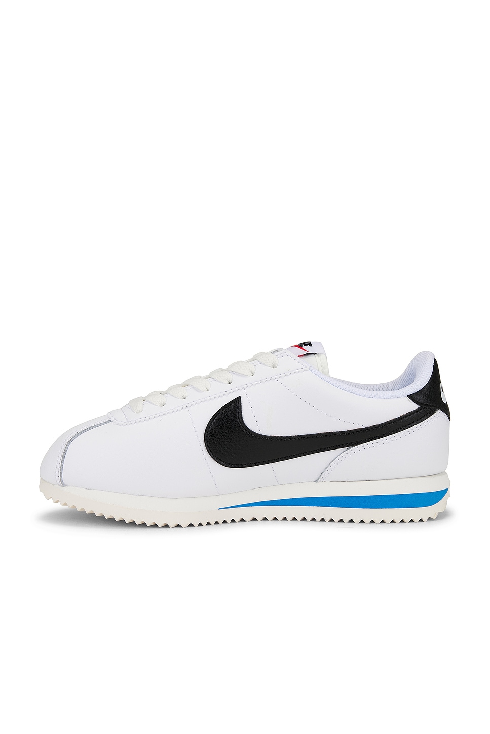 Кроссовки Cortez из кожи Nike, White, Black, Lt Photo Blue, & Sail — фото 4