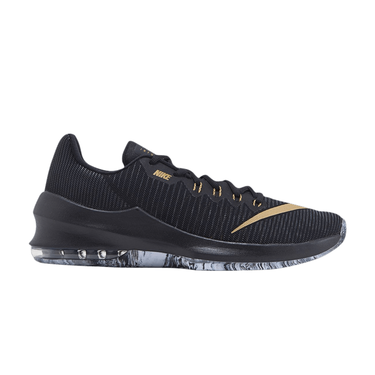 

Кроссовки Air Max Infuriate 2 Low 'Black Metallic Gold', черный