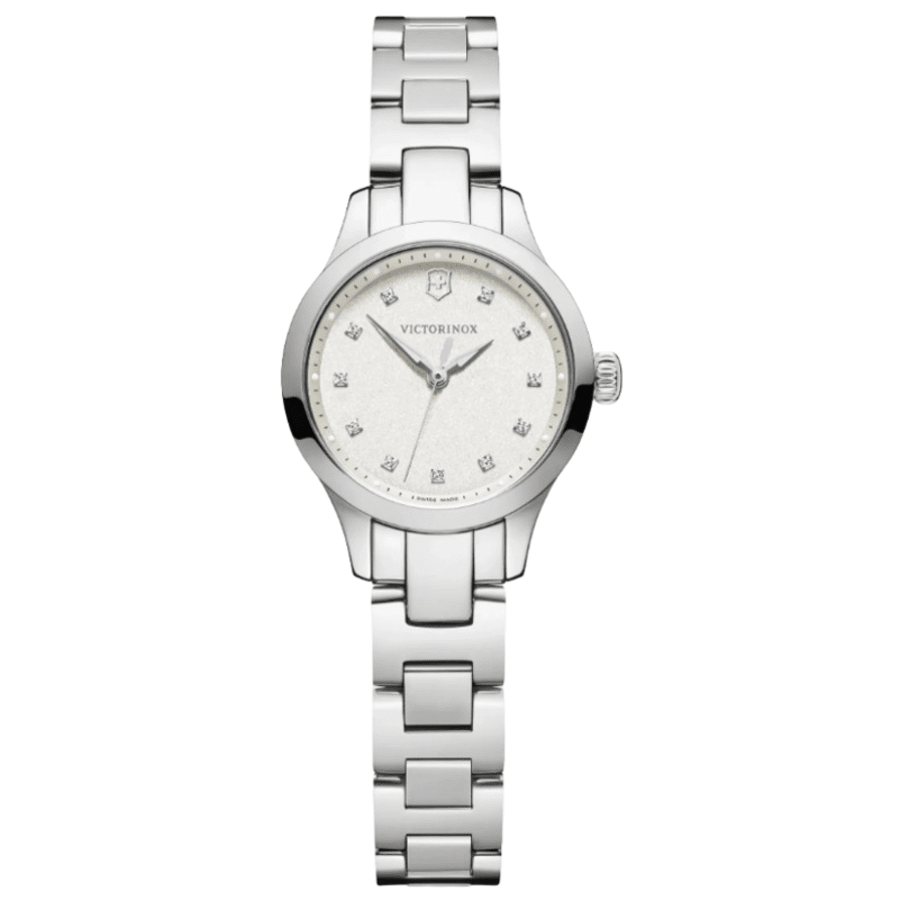 

Victorinox Swiss Army Alliance XS кварцевые белые кристаллы циферблат стальные женские часы 241875