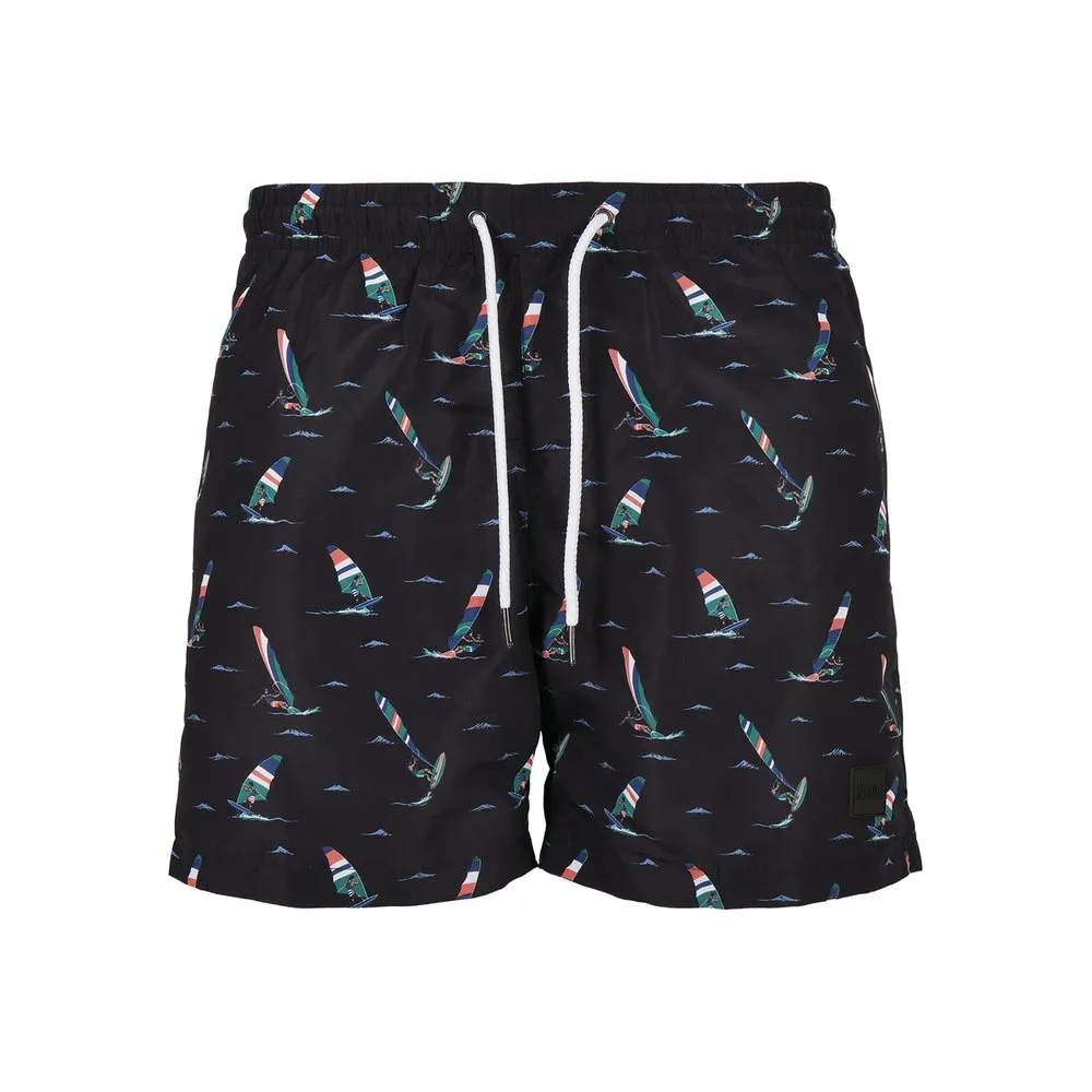 

Шорты для плавания Urban Classics Pattern Big, черный