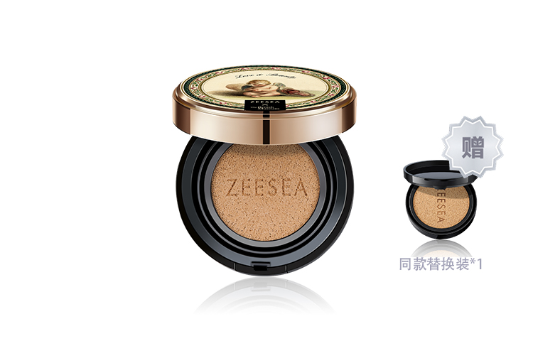 

Флорал эйнджел купид эйр кашн для маскировки и осветления тона кожи 13г ZEESEA