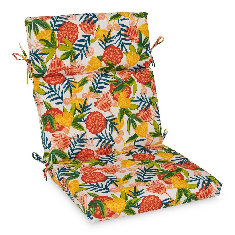 

Подушка для стула Sonoma Goods For Life для дома и улицы, цвет White Floral