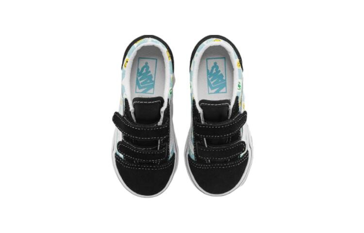 Кроссовки Vans Old Skool Toddler Shoes TD, черный — фото 3