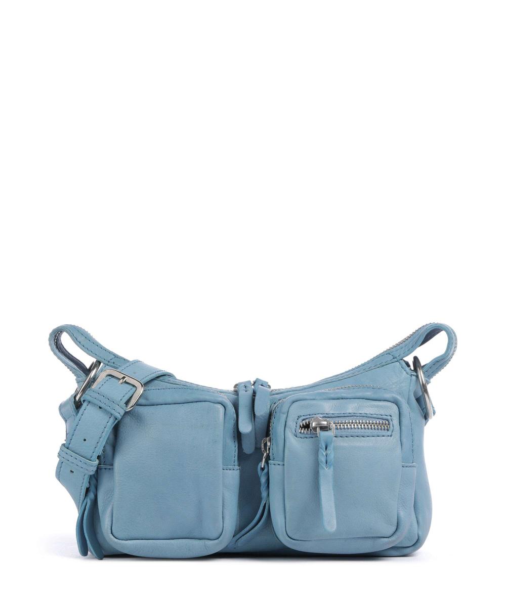 

Salvatorianplatz 4 сумка через плечо из зернистой коровьей кожи Taschendieb Wien, синий