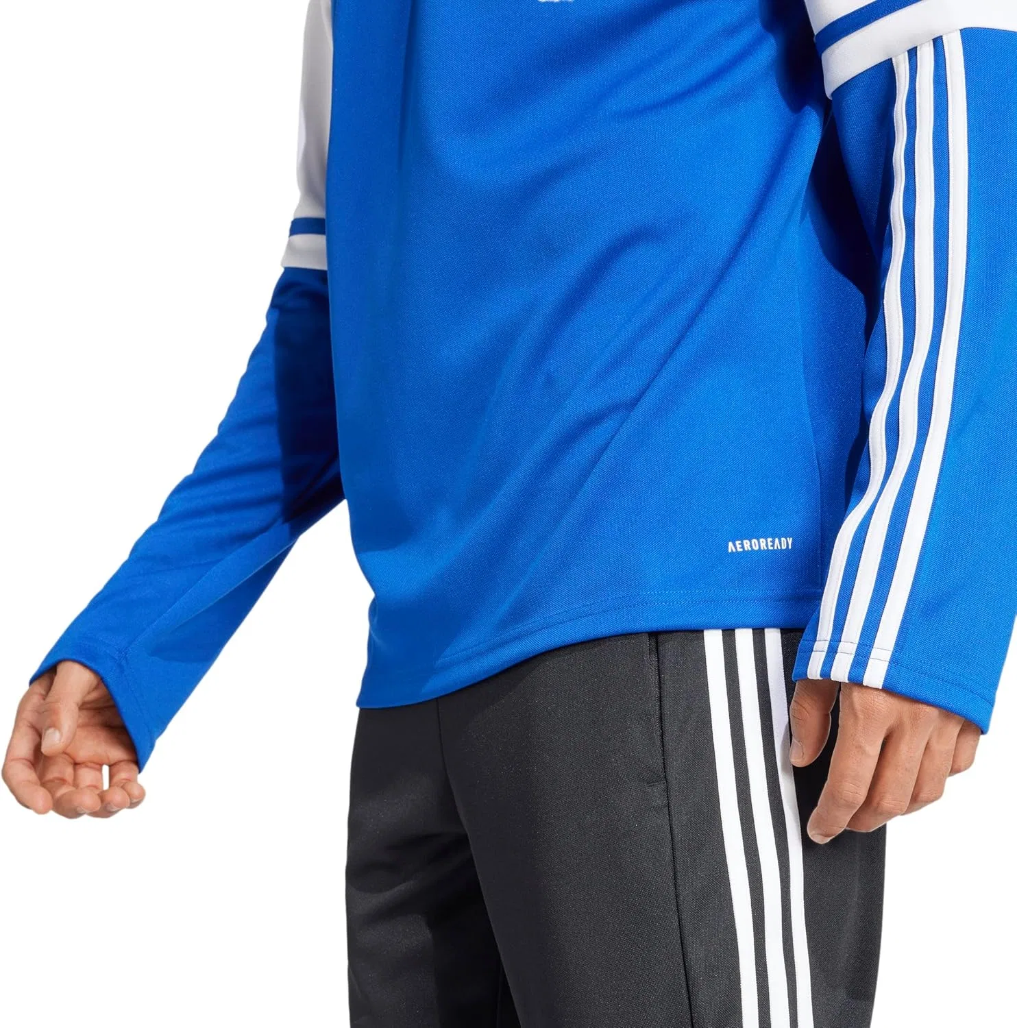 Мужская тренировочная куртка adidas, Team Royal Blue/White — фото 4
