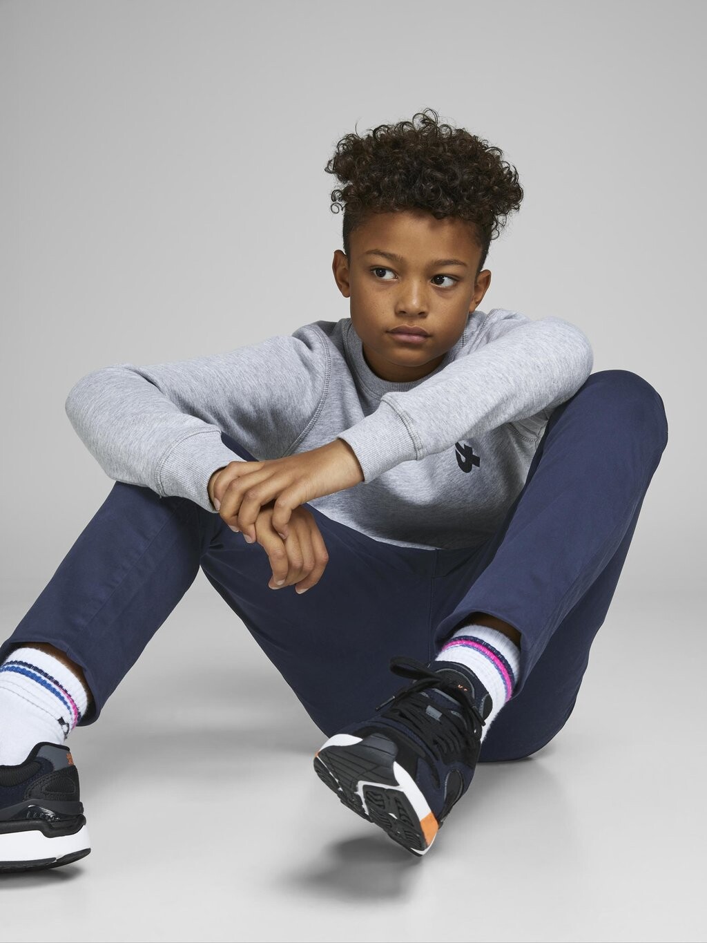 Брюки чинос BOYS SLIM FIT Jack & Jones Junior, цвет navy blazer — фото 4
