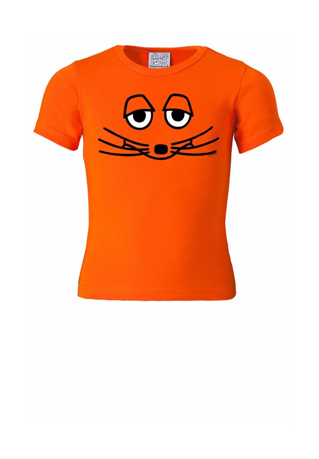 

Футболка Детская Мышка - Лицо LOGOSHIRT, ярко-оранжевый