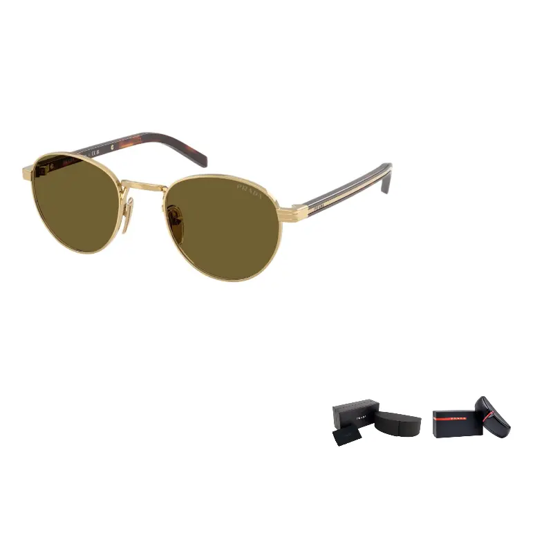 

Солнцезащитные очки с круглой оправой PRADA