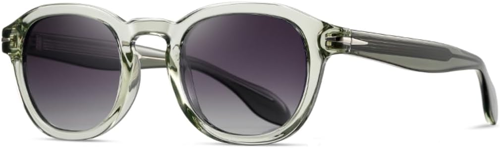 

Поляризованные солнцезащитные очки для мужчин и женщин, роскошные солнцезащитные очки в оправе «бабочка», винтажные солнцезащитные очки из ацетата с защитой от УФ-излучения UV400 SZVVBKK, Green Gradient Grey