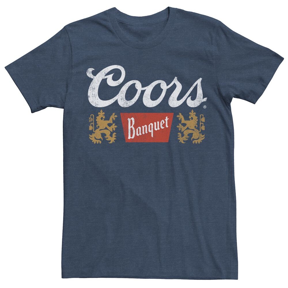 

Мужская футболка с рисунком Coors Banquet Licensed Character, темно-синий