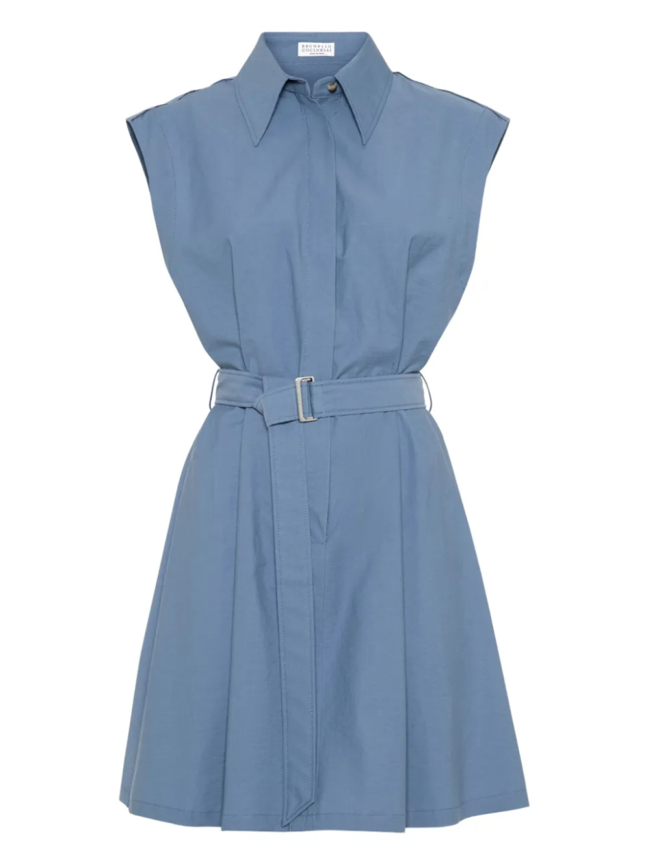 

Платье-рубашка Brunello Cucinelli, синий