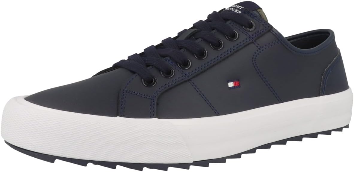 Мужские повседневные вулканизированные кроссовки Tommy Hilfiger, Blue Desert Sky — фото 4