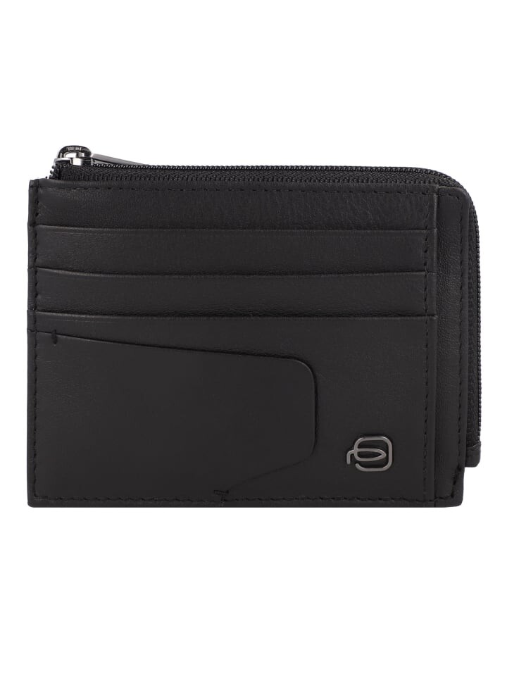 

Кошелек Piquadro Akron Kreditkartenetui RFID Schutz Leder 11.5 cm, черный