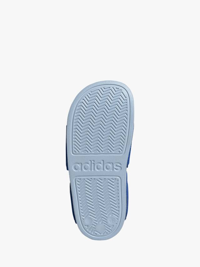 Детские сандалии Adilette с открытым носком adidas, Royal Blue — фото 4