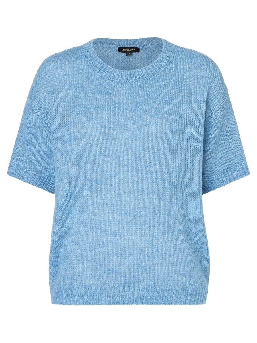 

Тонкий вязаный свитер MORE & MORE Sweater, пятнистый синий