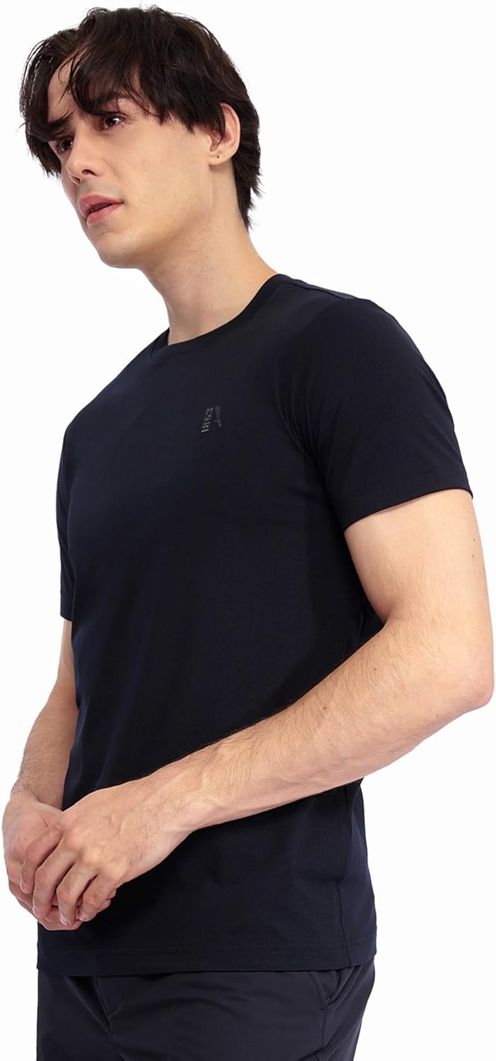 

Мужская официальная футболка AIGLE, влагоотводящая, быстросохнущая, с защитой от УФ-излучения, технология Prime Flex, вышитый логотип в одной точке, короткий рукав, черный