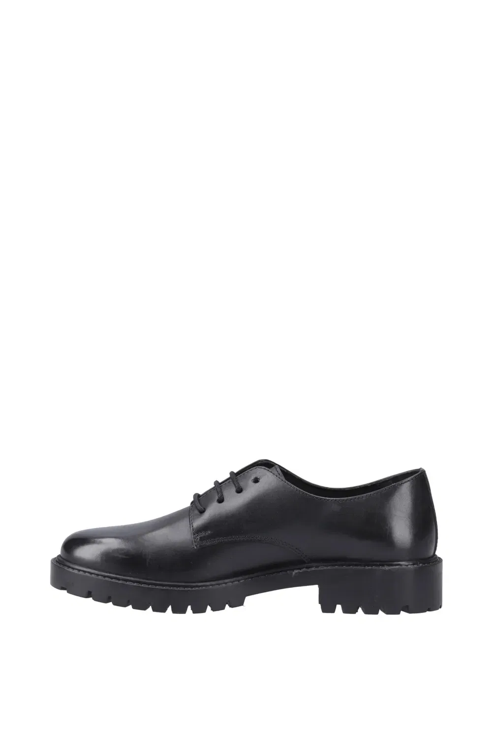 Детские школьные туфли Hush Puppies с кожаным верхом, черный — фото 4