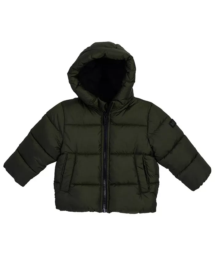 

Детская утепленная куртка-пуховик для мальчиков Michael Kors, зеленый