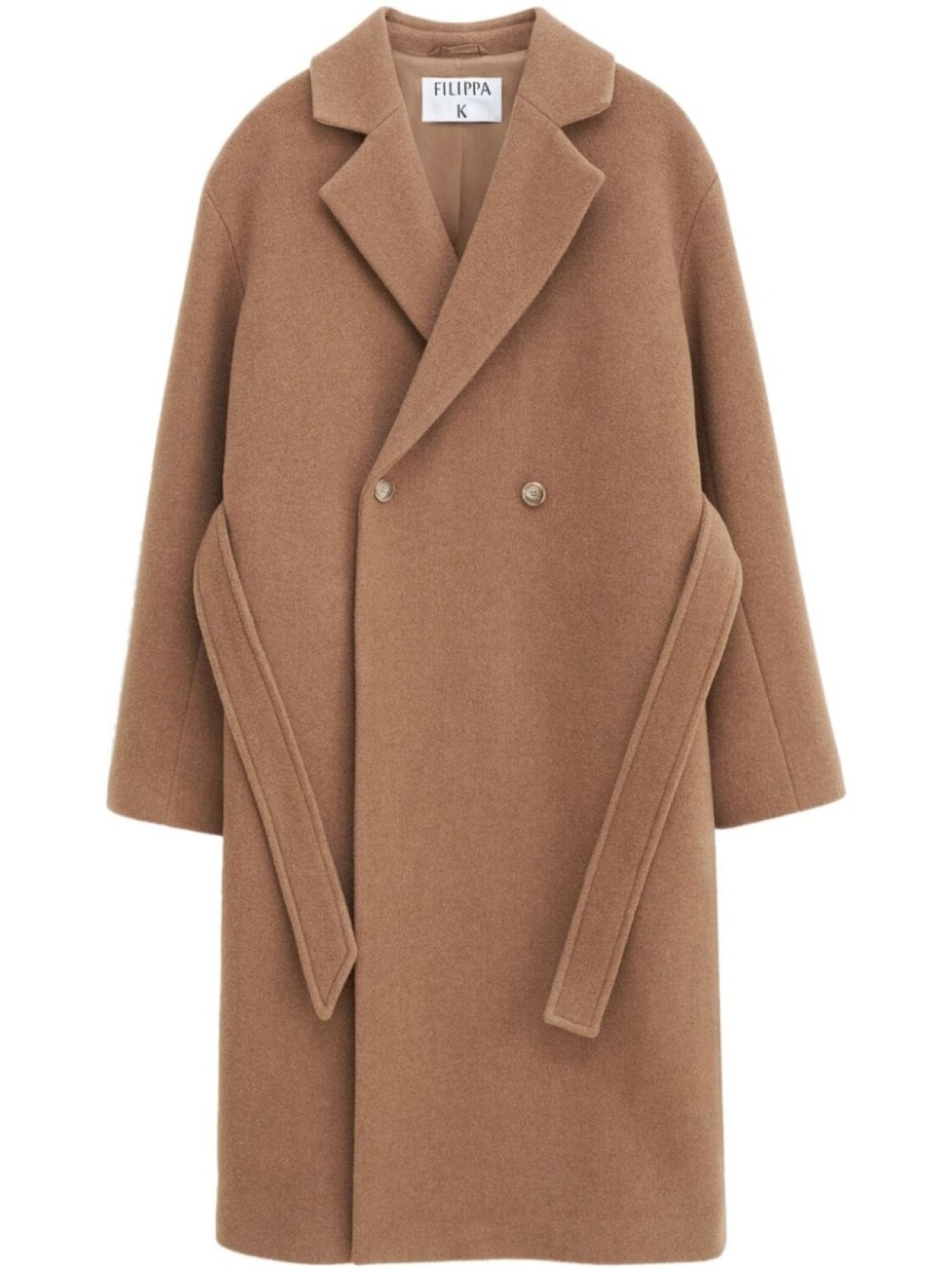 

Filippa K двубортное пальто, коричневый