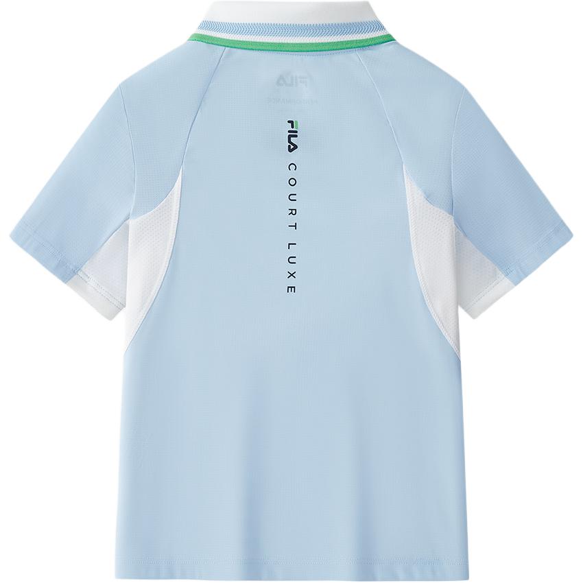 FILA KIDS Футболка поло tide blue для детей 3-7 лет — фото 3
